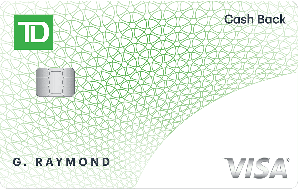 TD Cash Back Visa card art