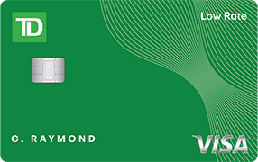 TD Low Rate Visa card art