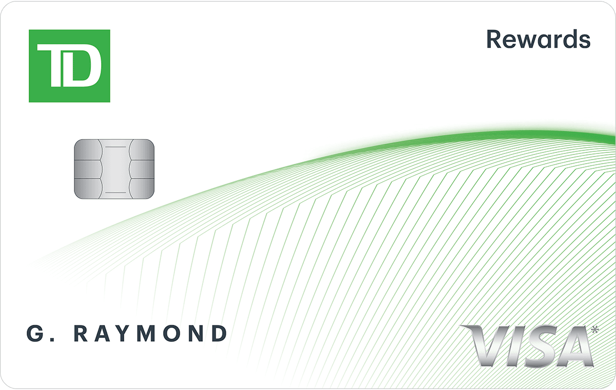 TD Rewards Visa card art
